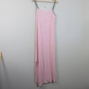 Pitusa Tank Maxi Dress Women Standard PInk Pima‎ Cotton Modal Beach Coverup 192